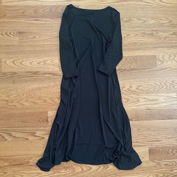Alfani NWOT Asymmetric 3/4 Sleeve Jewel Neck Dress  (4) - Picture 3 of 13